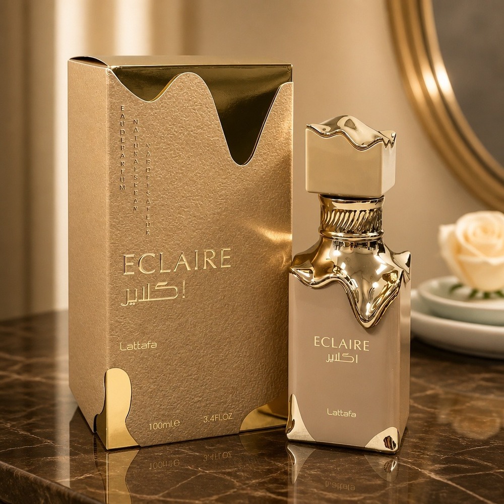 Lattafa Eclaire Eau De Parfum 100mL 3.4 fl oz Natural Spray New Wrapped